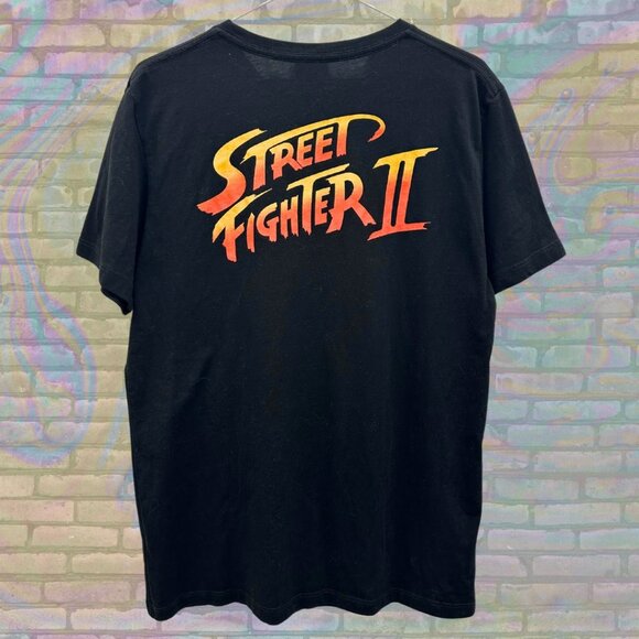 Street Fighter II Characters Tshirt Medium Unisex Retro Video Games Fighter - Picture 2 of 5
